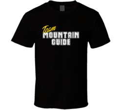 Team Mountain Guide Occupation Sports Theme T Shirt