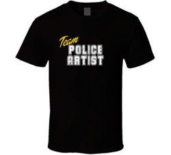 Team Police Artist Occupation Sports Theme T Shirt