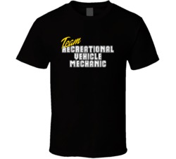 Team Recreational Vehicle Mechanic Occupation Sports Theme T Shirt