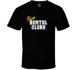 Team Rental Clerk Occupation Sports Theme T Shirt