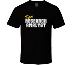 Team Research Analyst Occupation Sports Theme T Shirt