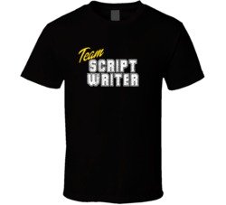 Team Script Writer Occupation Sports Theme T Shirt