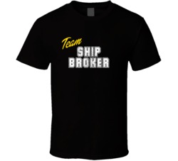 Team Ship Broker Occupation Sports Theme T Shirt