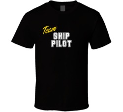 Team Ship Pilot Occupation Sports Theme T Shirt