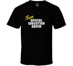 Team Special Education Admin Occupation Sports Theme T Shirt