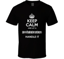Keep Calm And Let A Zoo Veterinarian Handle It Occupation T Shirt