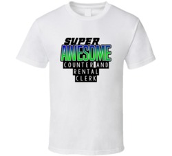 Super Awesome Counter And Rental Clerk Funny Custom Job Occupation Gif