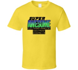 Super Awesome Electromechanical Equipment Assembler Funny Custom Job O