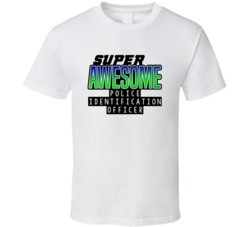 Super Awesome Police Identification Officer Funny Custom Job Occupatio