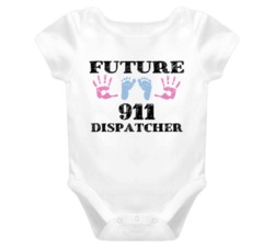 911 Dispatcher Future Occupation Baby Onesie