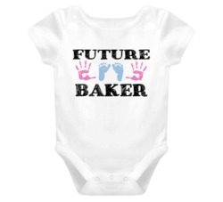 Baker Future Occupation Baby Onesie