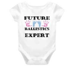 Ballistics Expert Future Occupation Baby Onesie