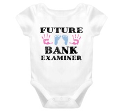 Bank Examiner Future Occupation Baby Onesie