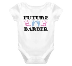 Barber Future Occupation Baby Onesie