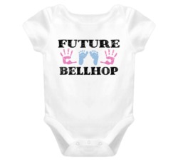 Bellhop Future Occupation Baby Onesie