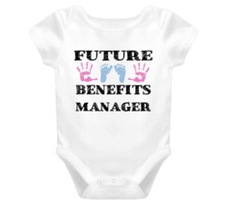 Benefits Manager Future Occupation Baby Onesie