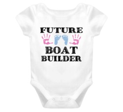 Boat Builder Future Occupation Baby Onesie