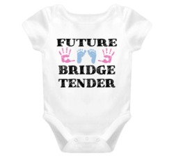 Bridge Tender Future Occupation Baby Onesie