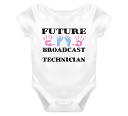 Broadcast Technician Future Occupation Baby Onesie