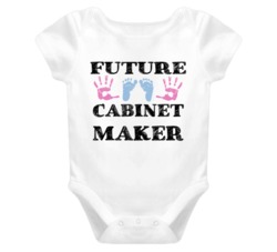Cabinet Maker Future Occupation Baby Onesie
