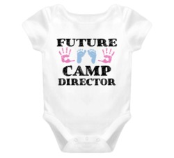 Camp Director Future Occupation Baby Onesie