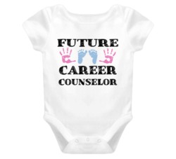 Career Counselor Future Occupation Baby Onesie
