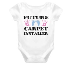 Carpet Installer Future Occupation Baby Onesie
