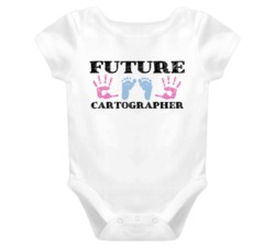 Cartographer Future Occupation Baby Onesie