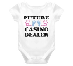 Casino Dealer Future Occupation Baby Onesie