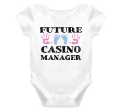 Casino Manager Future Occupation Baby Onesie