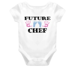 Chef Future Occupation Baby Onesie