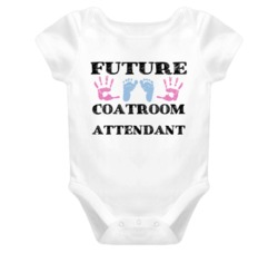 Coatroom Attendant Future Occupation Baby Onesie