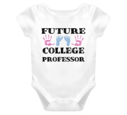 College Professor Future Occupation Baby Onesie