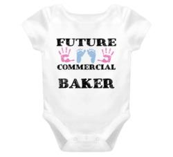 Commercial Baker Future Occupation Baby Onesie