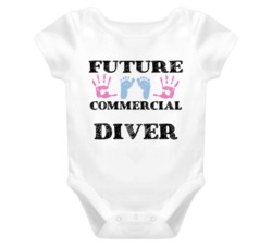 Commercial Diver Future Occupation Baby Onesie