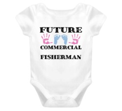 Commercial Fisherman Future Occupation Baby Onesie