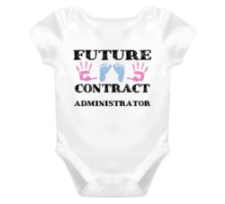 Contract Administrator Future Occupation Baby Onesie