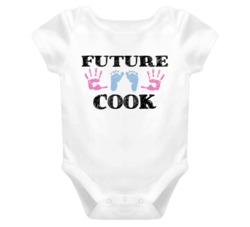 Cook Future Occupation Baby Onesie