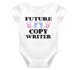 Copy Writer Future Occupation Baby Onesie