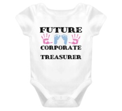 Corporate Treasurer Future Occupation Baby Onesie