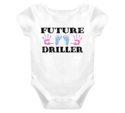Driller Future Occupation Baby Onesie