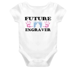 Engraver Future Occupation Baby Onesie
