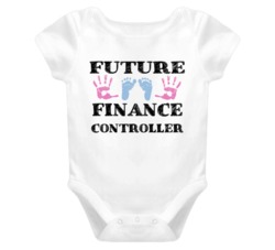 Finance Controller Future Occupation Baby Onesie