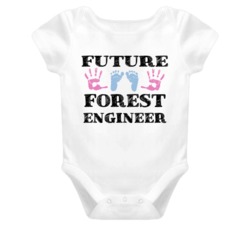 Forest Engineer Future Occupation Baby Onesie