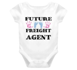 Freight Agent Future Occupation Baby Onesie