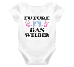 Gas Welder Future Occupation Baby Onesie