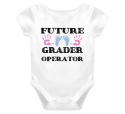 Grader Operator Future Occupation Baby Onesie