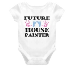 House Painter Future Occupation Baby Onesie