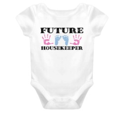 Housekeeper Future Occupation Baby Onesie