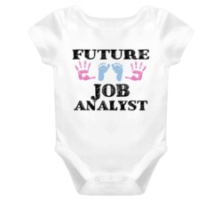 Job Analyst Future Occupation Baby Onesie